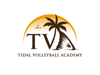 Tidal Volleyball Academy (TVA) logo design by torresace