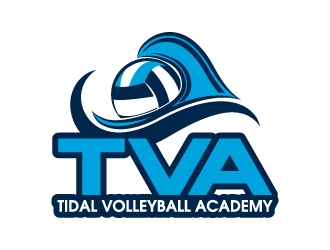 Tidal Volleyball Academy (TVA) logo design by karjen