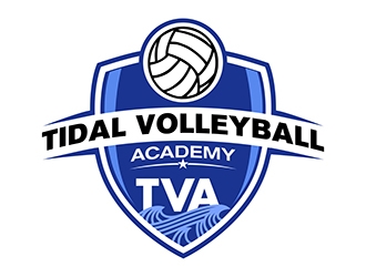 Tidal Volleyball Academy (TVA) logo design by SteveQ