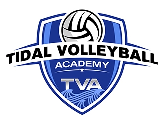 Tidal Volleyball Academy (TVA) logo design by SteveQ