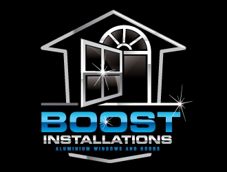 Boost installations  logo design by Suvendu