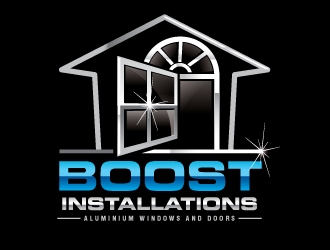 Boost installations  logo design by Suvendu