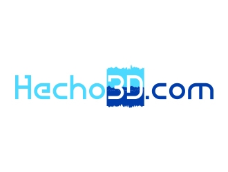 Hecho3D.com logo design by aqibahmed
