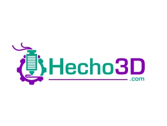 Hecho3D.com logo design by usashi