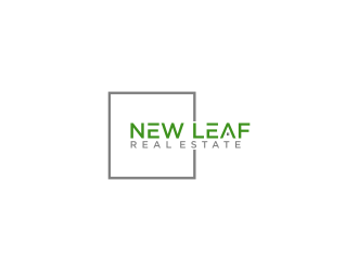 NEW LEAF REAL ESTATE logo design by ammad
