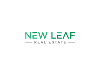 NEW LEAF REAL ESTATE logo design by dewipadi