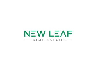 NEW LEAF REAL ESTATE logo design by dewipadi