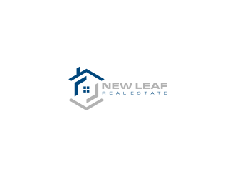 NEW LEAF REAL ESTATE logo design by logitec
