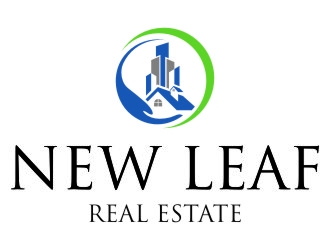 NEW LEAF REAL ESTATE logo design by jetzu