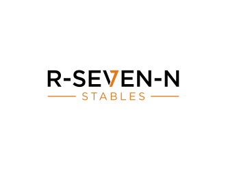 R-Seven-N Stables logo design by dewipadi