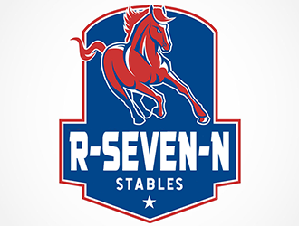 R-Seven-N Stables logo design by Optimus