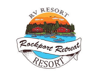 Rockport Retreat RV Resort logo design by zizo