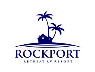 Rockport Retreat RV Resort logo design by AisRafa