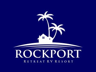 Rockport Retreat RV Resort logo design by AisRafa