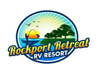 Rockport Retreat RV Resort logo design by uttam