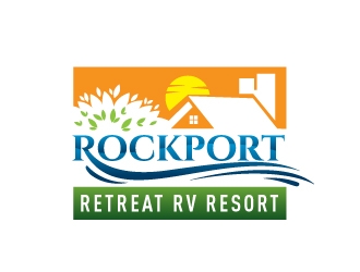 Rockport Retreat RV Resort logo design by usashi