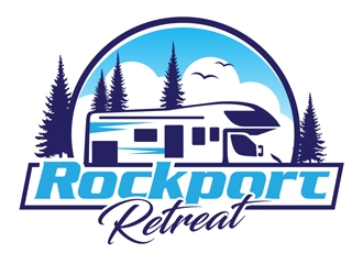 Rockport Retreat RV Resort logo design by DreamLogoDesign