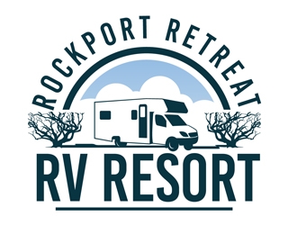 Rockport Retreat RV Resort logo design by DreamLogoDesign