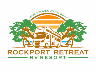 Rockport Retreat RV Resort logo design by jm77788