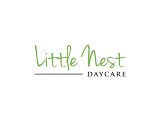 Little Nest Daycare logo design by alby