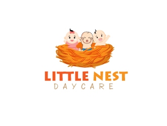 Little Nest Daycare logo design by jhanxtc