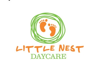 Little Nest Daycare logo design by Webphixo