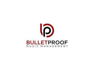 BulletProof Music Management  logo design by dewipadi