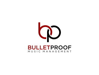 BulletProof Music Management  logo design by dewipadi