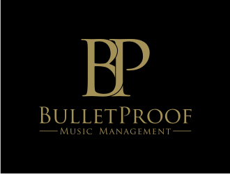 BulletProof Music Management  logo design by Landung