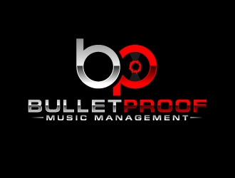 BulletProof Music Management  logo design by fantastic4