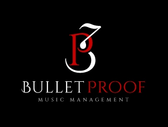 BulletProof Music Management  logo design by fantastic4