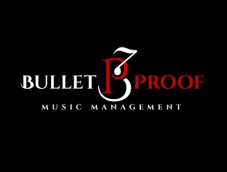 BulletProof Music Management  logo design by fantastic4