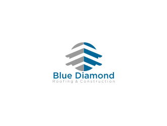 Blue Diamond Roofing & Construction logo design by logitec