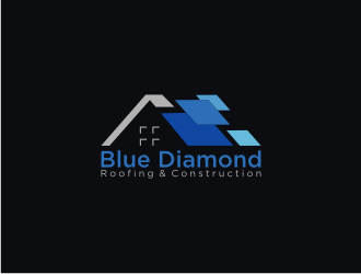Blue Diamond Roofing & Construction logo design by logitec