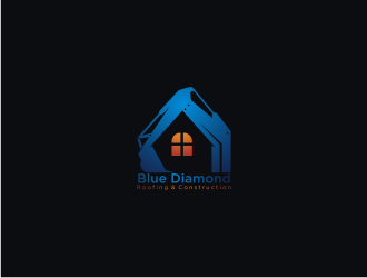 Blue Diamond Roofing & Construction logo design by logitec