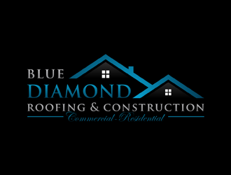 Blue Diamond Roofing & Construction logo design by alby