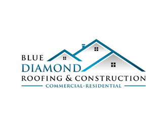 Blue Diamond Roofing & Construction logo design by alby