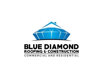 Blue Diamond Roofing & Construction logo design by nDmB