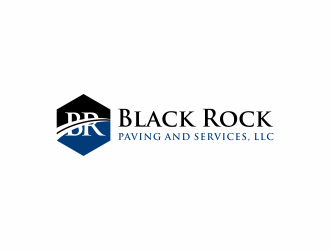 Black Rock Paving and Services, LLC logo design by ammad