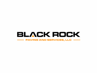 Black Rock Paving and Services, LLC logo design by ammad