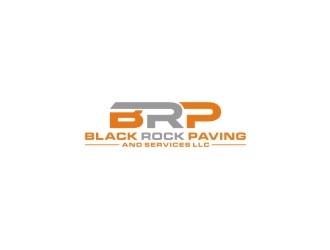Black Rock Paving and Services, LLC logo design by bricton