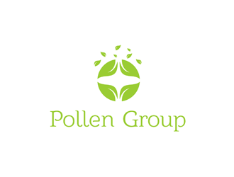 Pollen Group logo design by bomie