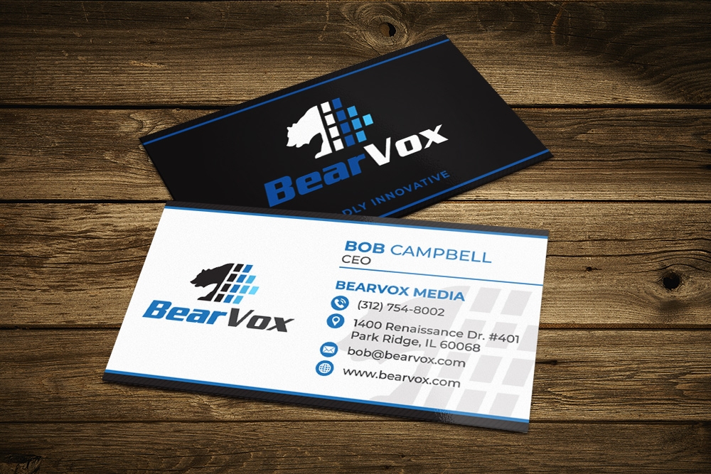 BearVox media logo design by Art_Chaza