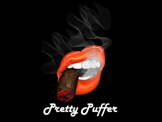 Pretty Puffer logo design by jaize