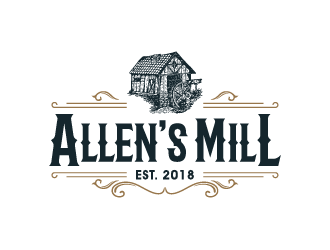 Allens Mill logo design by Thoks