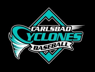 Carlsbad Cyclones Baseball logo design by DreamLogoDesign