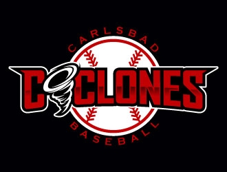 Carlsbad Cyclones Baseball logo design by daywalker