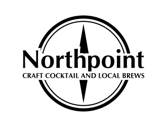 Northpoint (tag line, Craft Cocktail and Local Brews) logo design by cintoko