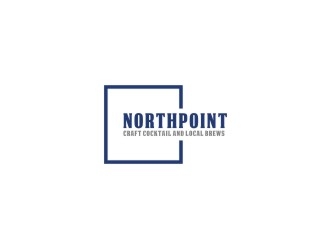 Northpoint (tag line, Craft Cocktail and Local Brews) logo design by bricton
