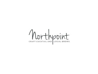 Northpoint (tag line, Craft Cocktail and Local Brews) logo design by bricton